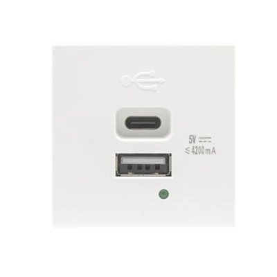 USB A USB C 21 Vt zaryadlovchi